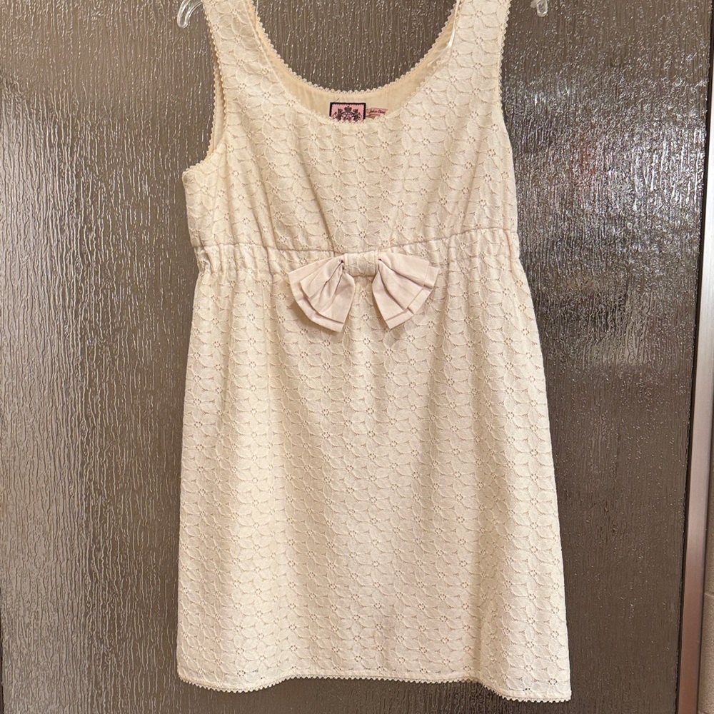 Juicy Couture Cream Dress with Bow